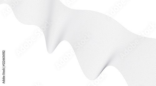 Abstract light wave futuristic background. Vector illustration.