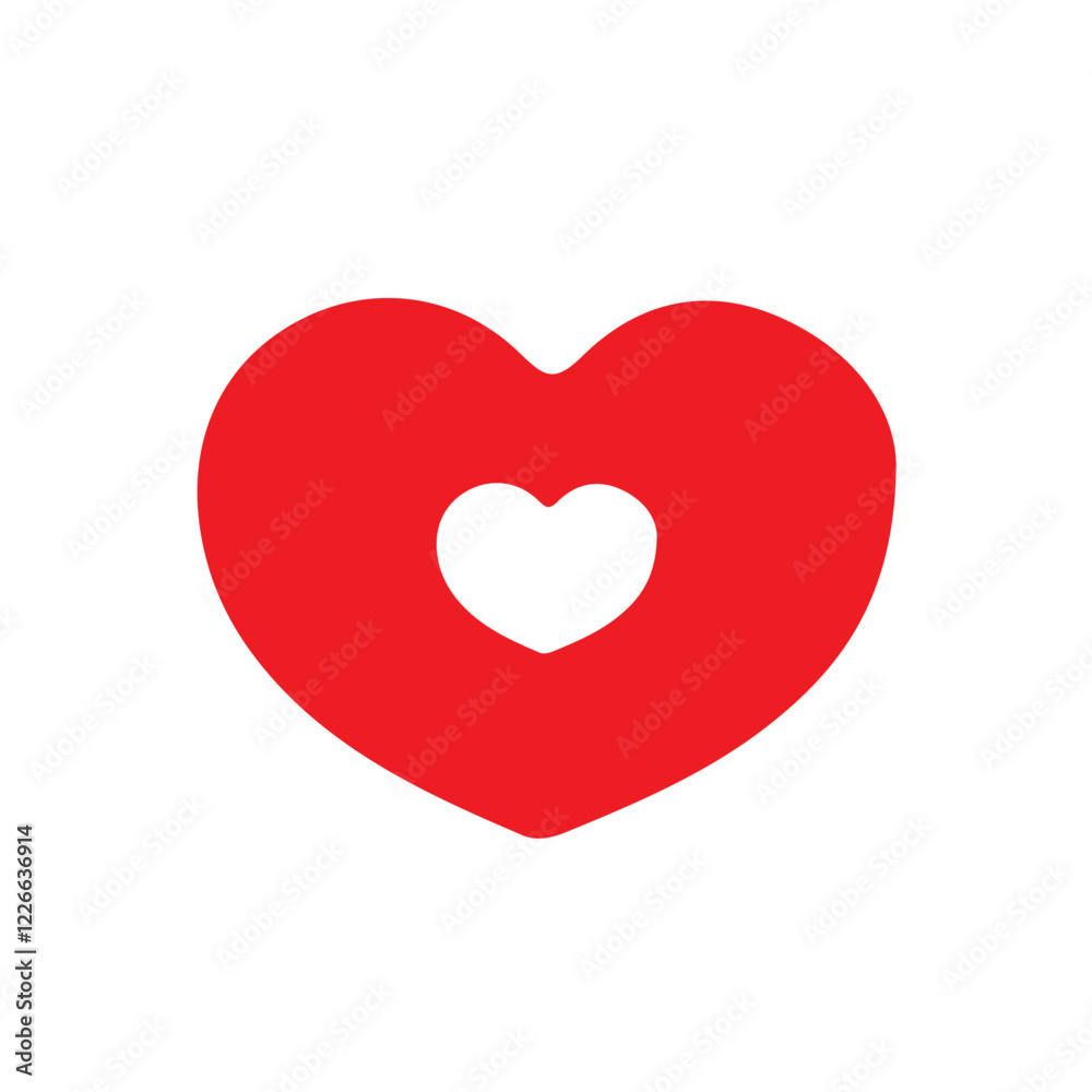Single love heart vector icon. Collection of Love Heart Symbol Icons. Vector eps 10 Single love heart vector icon. Collection of Love Heart Symbol Icons. Vector eps 10
