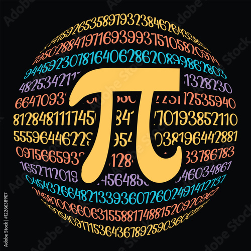 Happy pi day shirt design print template