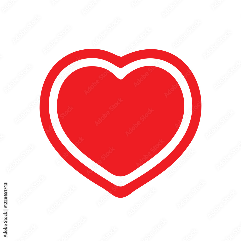 Single love heart vector icon. Collection of Love Heart Symbol Icons. Vector eps 10 Single love heart vector icon. Collection of Love Heart Symbol Icons. Vector eps 10