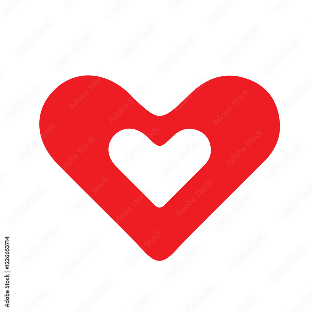 Single love heart vector icon. Collection of Love Heart Symbol Icons. Vector eps 10 Single love heart vector icon. Collection of Love Heart Symbol Icons. Vector eps 10