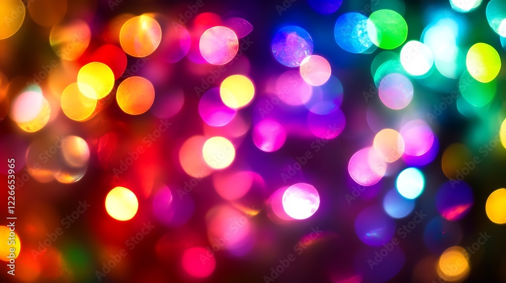 Colorful Bokeh Lights Abstract Background Image Colorful Bokeh Lights Abstract Background Image