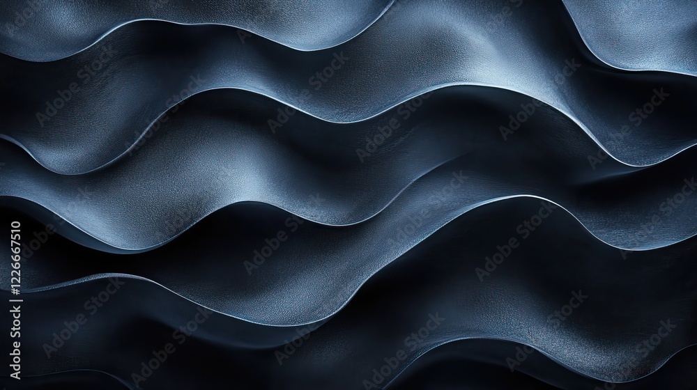 Obraz premium a black low contrast abstract elegant waves textured background for a dark elegant backdrop
