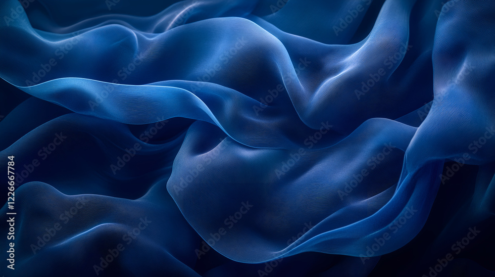 blue liquid flowing, black background, abstract shape, rendered in cinema4d style, flowing fabrics blue liquid flowing, black background, abstract shape, rendered in cinema4d style, flowing fabrics