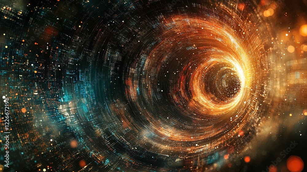 An abstract visual of big data analytics, showcasing swirling numbers and patterns, illustrating the power of data interpretation An abstract visual of big data analytics, showcasing swirling numbers and patterns, illustrating the power of data interpretation