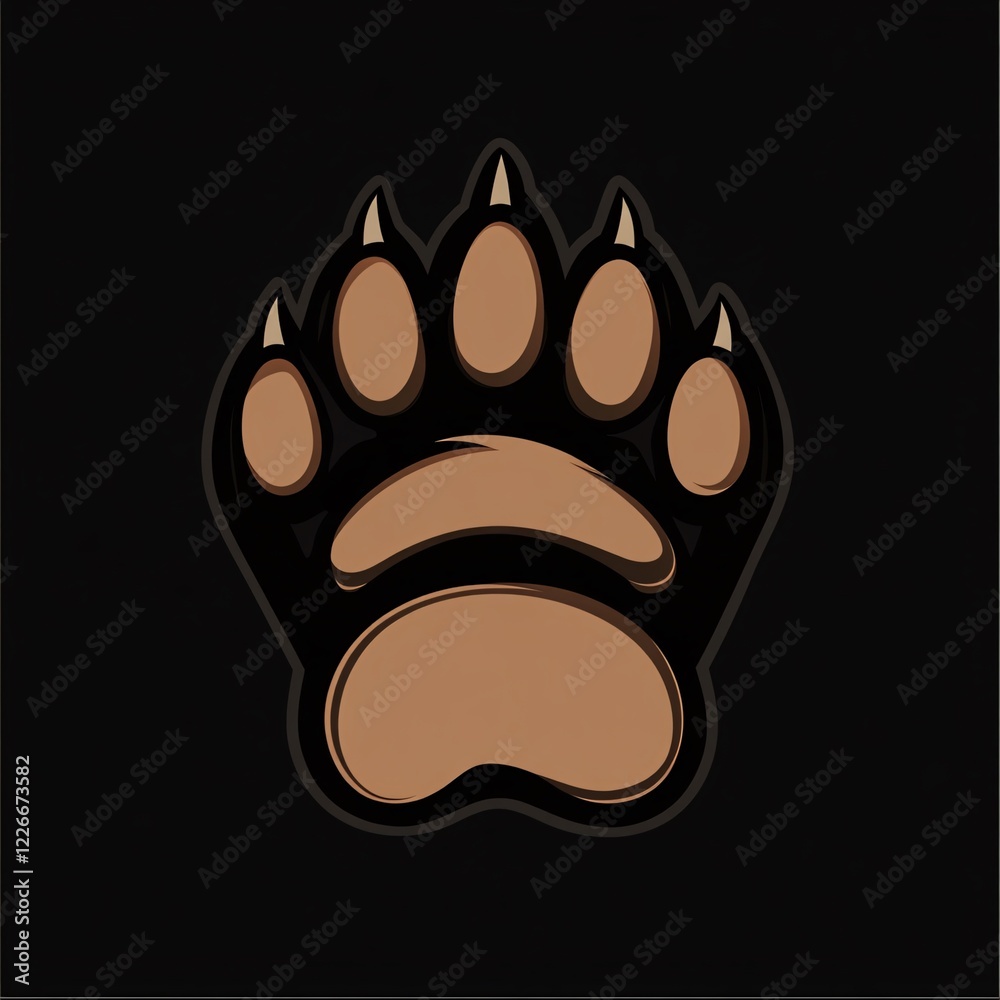 Obraz premium vector illustration of a cartoon cat