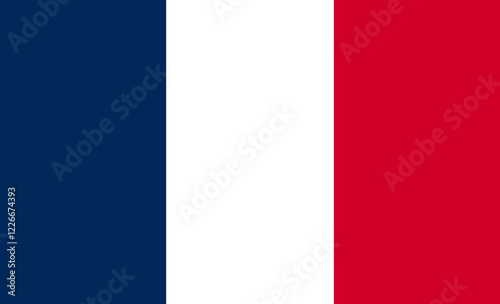 Free Download The flag of France official national flag isolated vector - GFXLoad