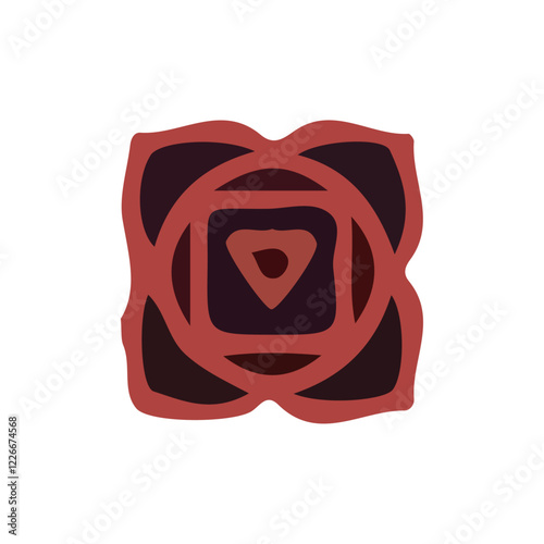 Mandala icon design for social media