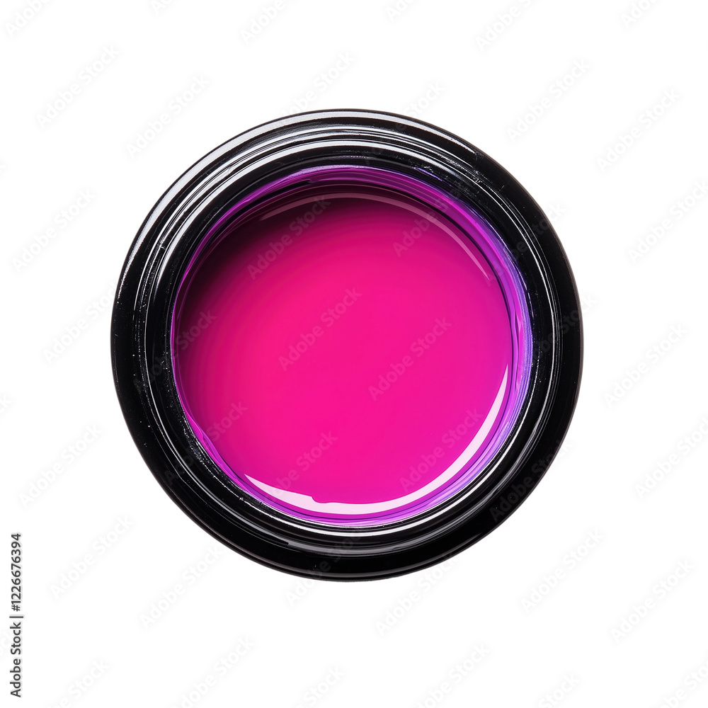 Vibrant Pink Paint in Round Container Vibrant Pink Paint in Round Container