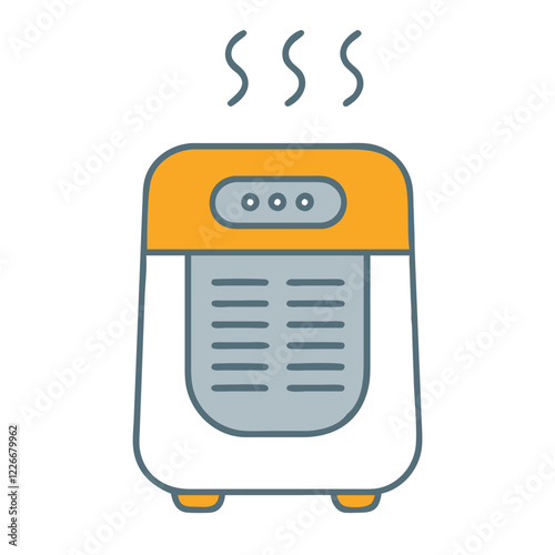 Dehumidifier icon on white background