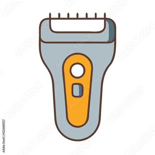 Electric Shaver icon illustration on white background