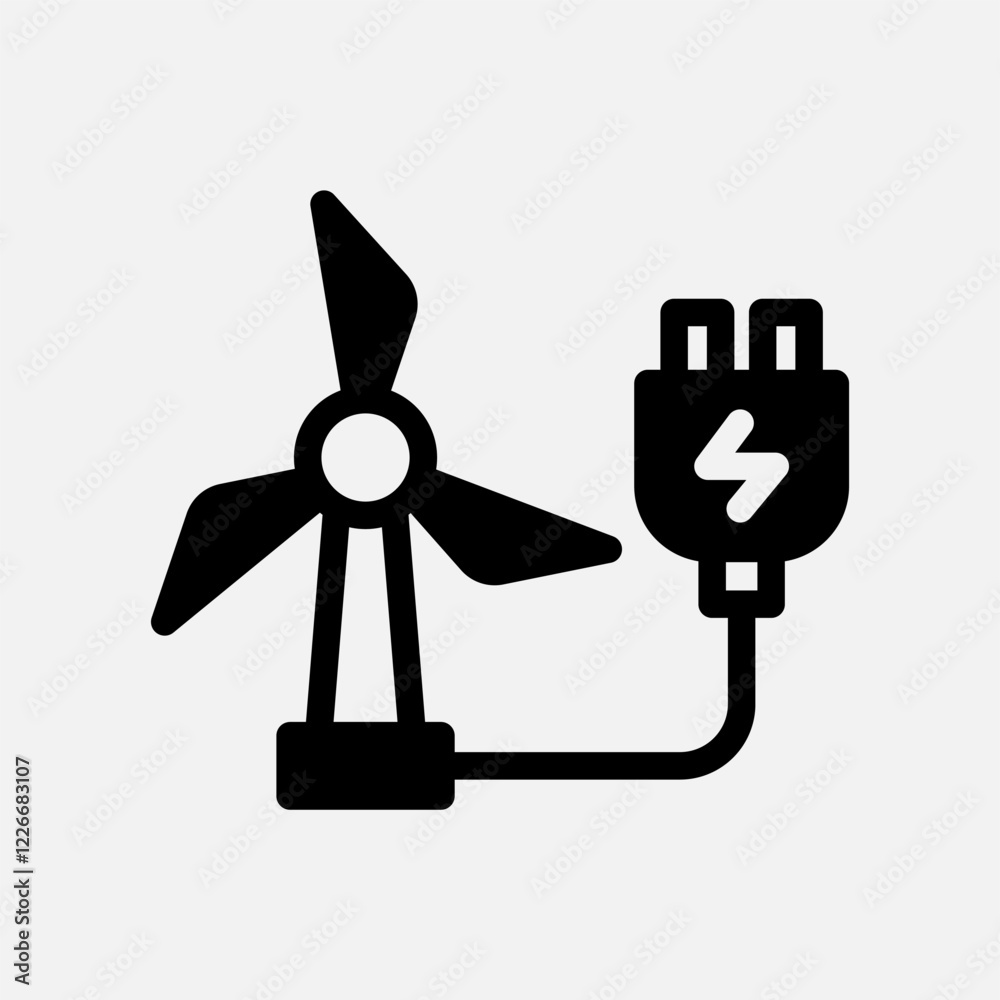 windmill charging icon Semi solid, free energy, ecology, renewable and green energy concept. Black and semi solid icon. windmill charging icon Semi solid, free energy, ecology, renewable and green energy concept. Black and semi solid icon.