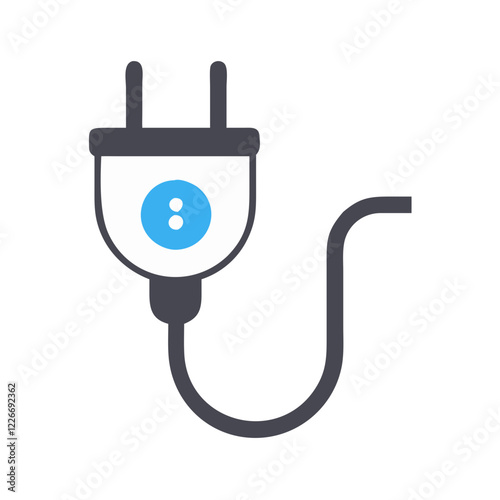 electric plug icon design