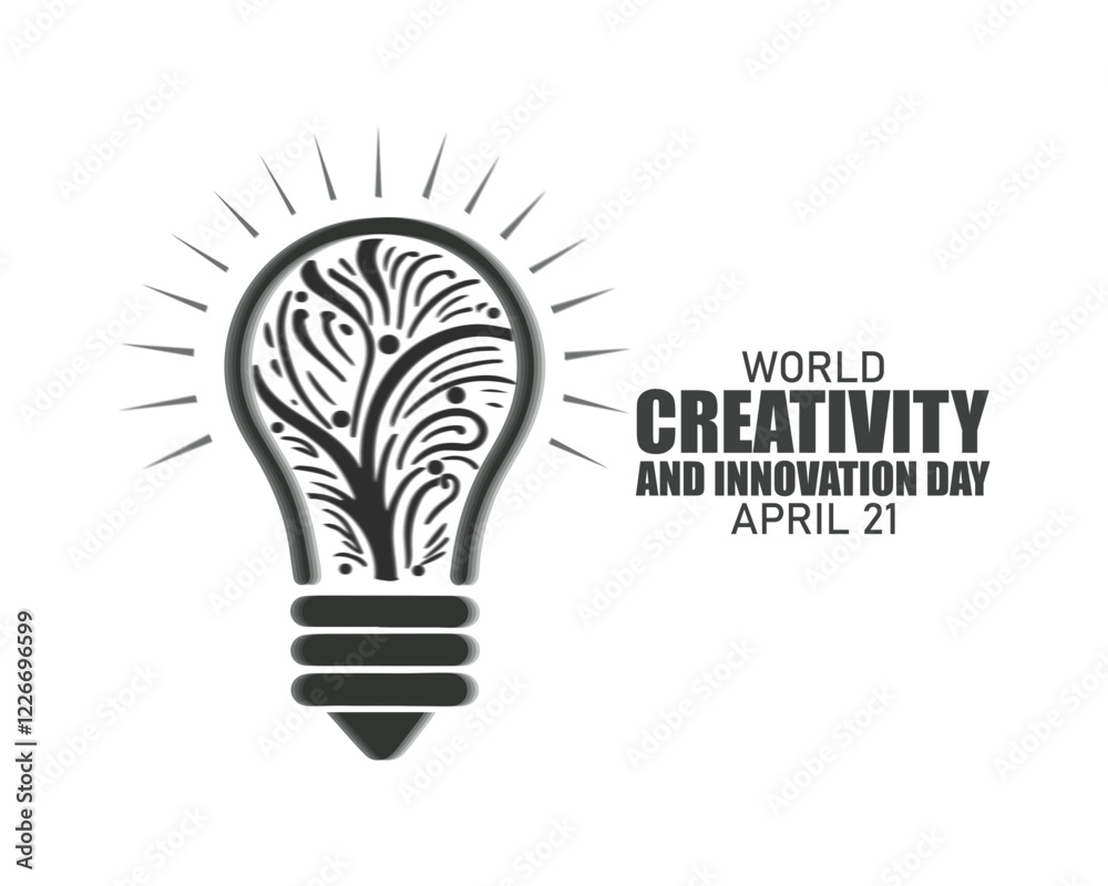 Creativity And Innovation Day, April 21, Vector Design Illustration . Banner, poster, card, postcard, placard, background design. Creativity And Innovation Day, April 21, Vector Design Illustration . Banner, poster, card, postcard, placard, background design.