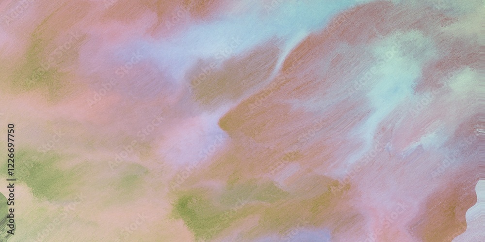 Obraz premium Abstract Watercolor Texture with Soft Pastel Hues