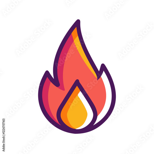 flame icon design