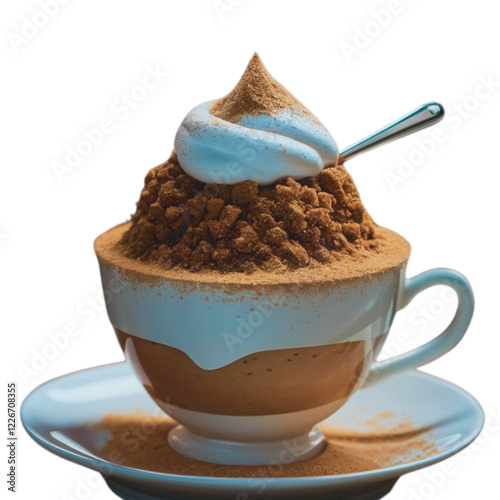 cup of coffee with beans