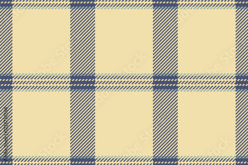 Color texture plaid pattern, coat seamless tartan fabric. Painting background textile check vector in light and blue colors.