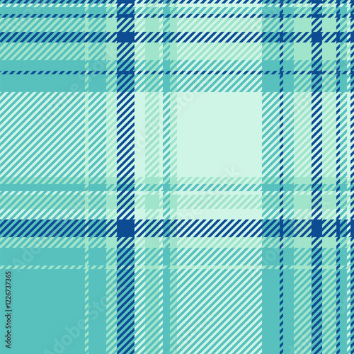 Elegant teal and navy plaid pattern.  Perfect for textile design, fashion, home decor, or website backgrounds.  Subtle texture and calming color palette. Versatile and stylish repeating design.