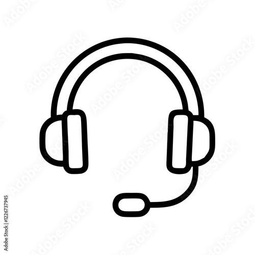 headset icon design