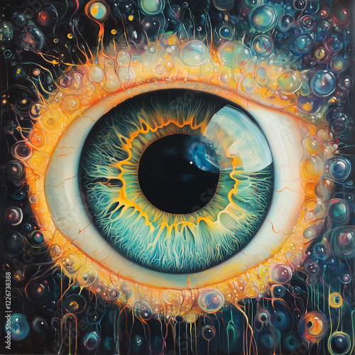 colorful eye laboratory