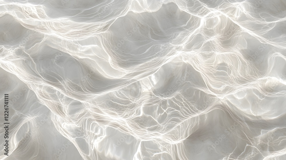 Fototapeta premium Serene Wave Pattern