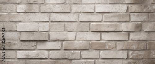 Neutral toned textured brick wall background perfect for cover pages and creative design projects offering a versatile aesthetic for various uses. photo