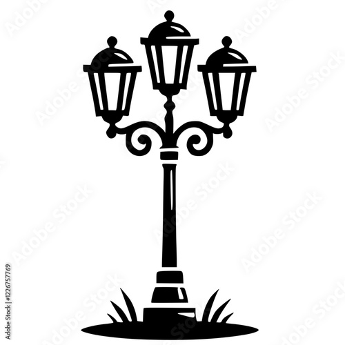 Street light silhouette