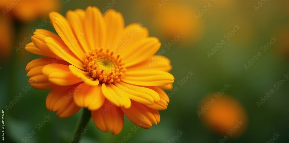 Delicate petals of calendula flower with intricate details and soft colors, floral, orange Delicate petals of calendula flower with intricate details and soft colors, floral, orange