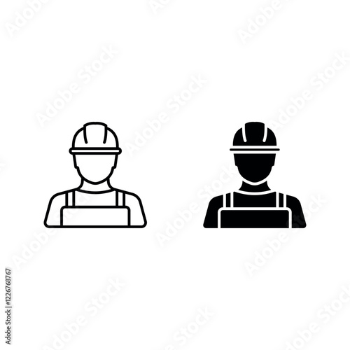 Builder  icon set color editable on white background