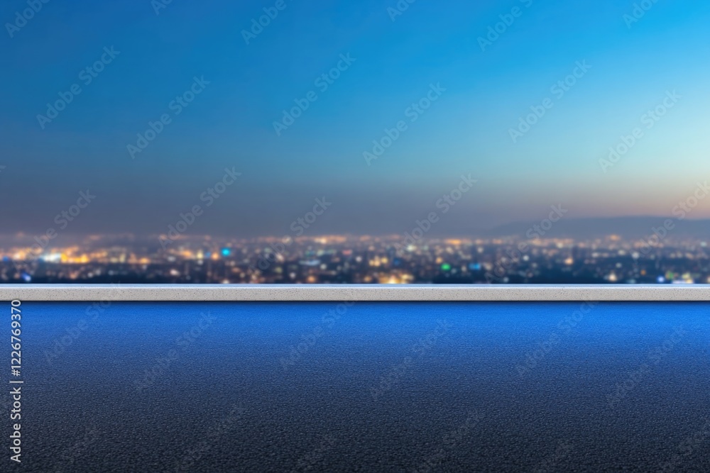 Stunning cityscape at dusk, vibrant skyline illuminated by light Stunning cityscape at dusk, vibrant skyline illuminated by light