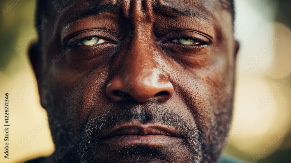 A close-up of a man showing a disappointed expression A close-up of a man showing a disappointed expression