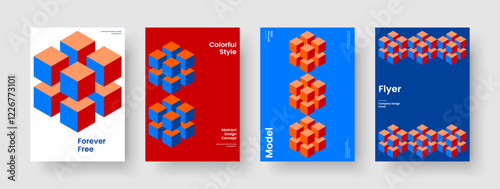 Geometric Flyer Design. Modern Report Layout. Creative Poster Template. Background. Book Cover. Brochure. Business Presentation. Banner. Portfolio. Advertising. Notebook. Handbill. Pamphlet