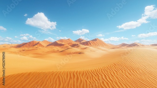 Wallpaper Mural Scenic sand dunes landscape under blue sky. Torontodigital.ca