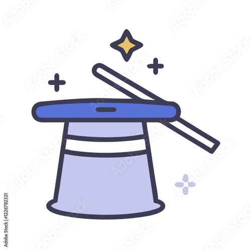 magic hat icon design