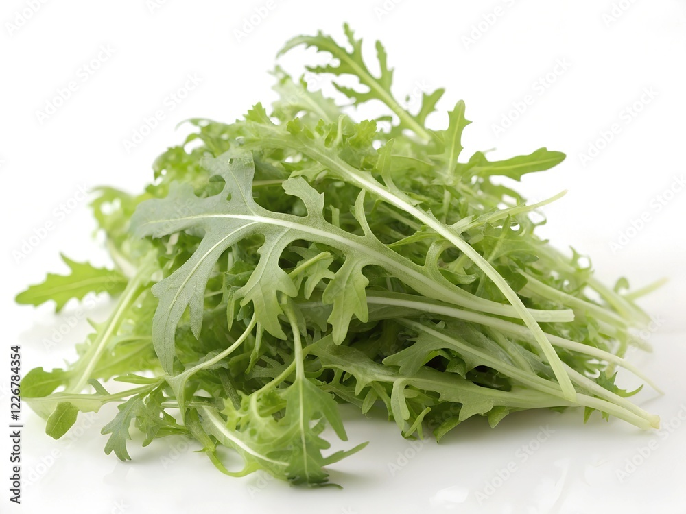 Bunch of Frize Salad isolated on white background Bunch of Frize Salad isolated on white background