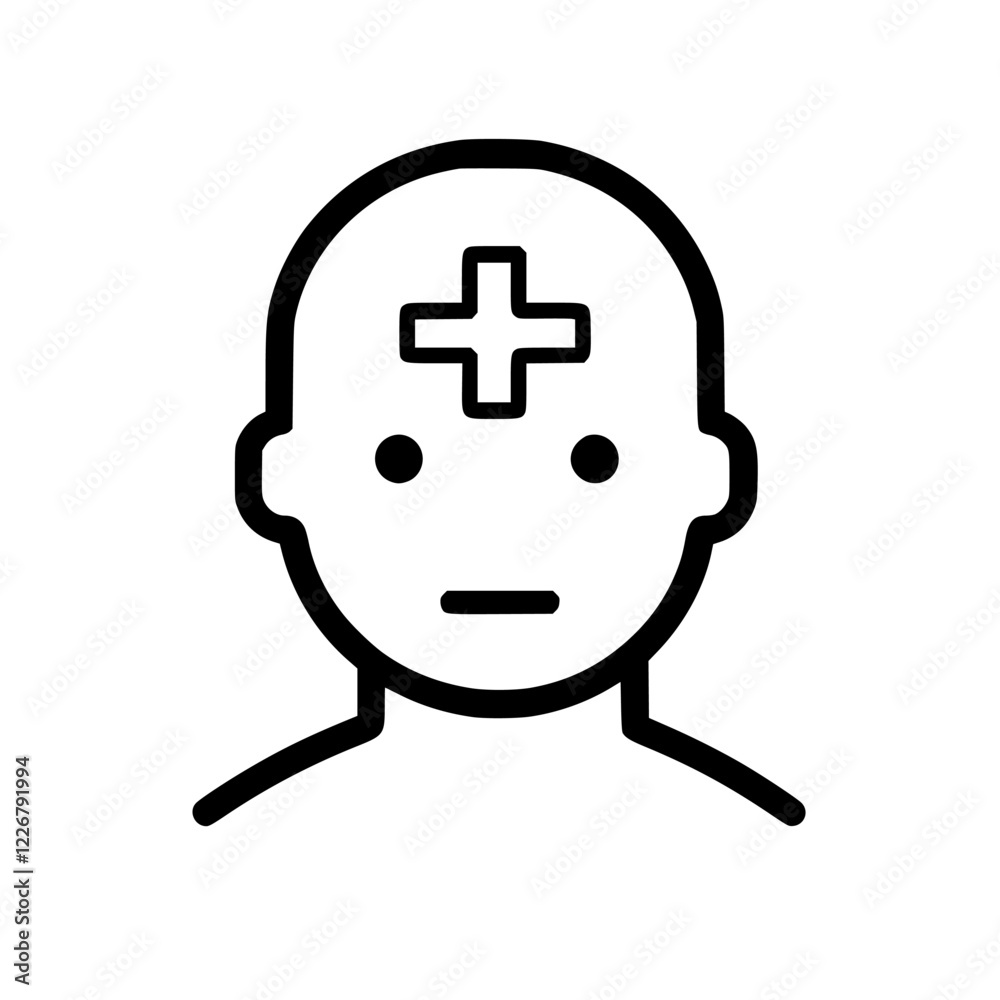 Simplistic representation of mental health awareness symbolizing support for individuals seeking help Simplistic representation of mental health awareness symbolizing support for individuals seeking help