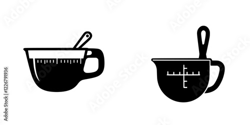 Measuring cups for baking and cooking tasks are essential tools for precise ingredient preparation