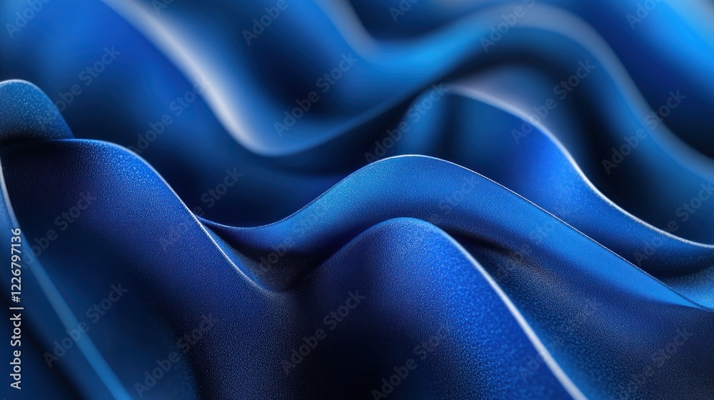 Obraz premium Abstract Blue Waves