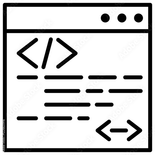 Programming Outline Icon