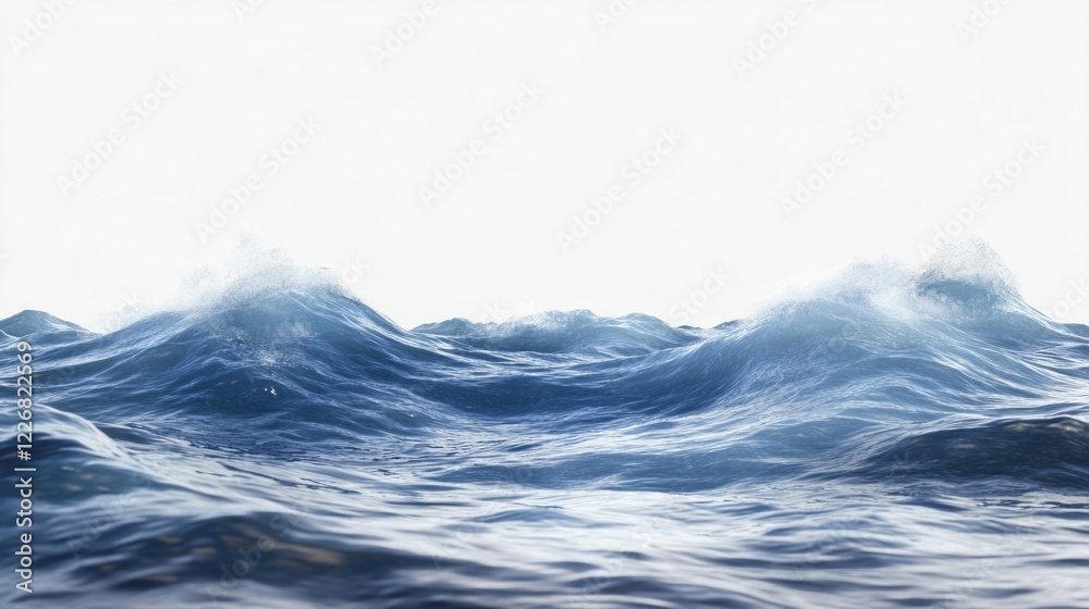 Fototapeta premium Floating White Fog Effect: Floating white fog effect isolated on transparent background,