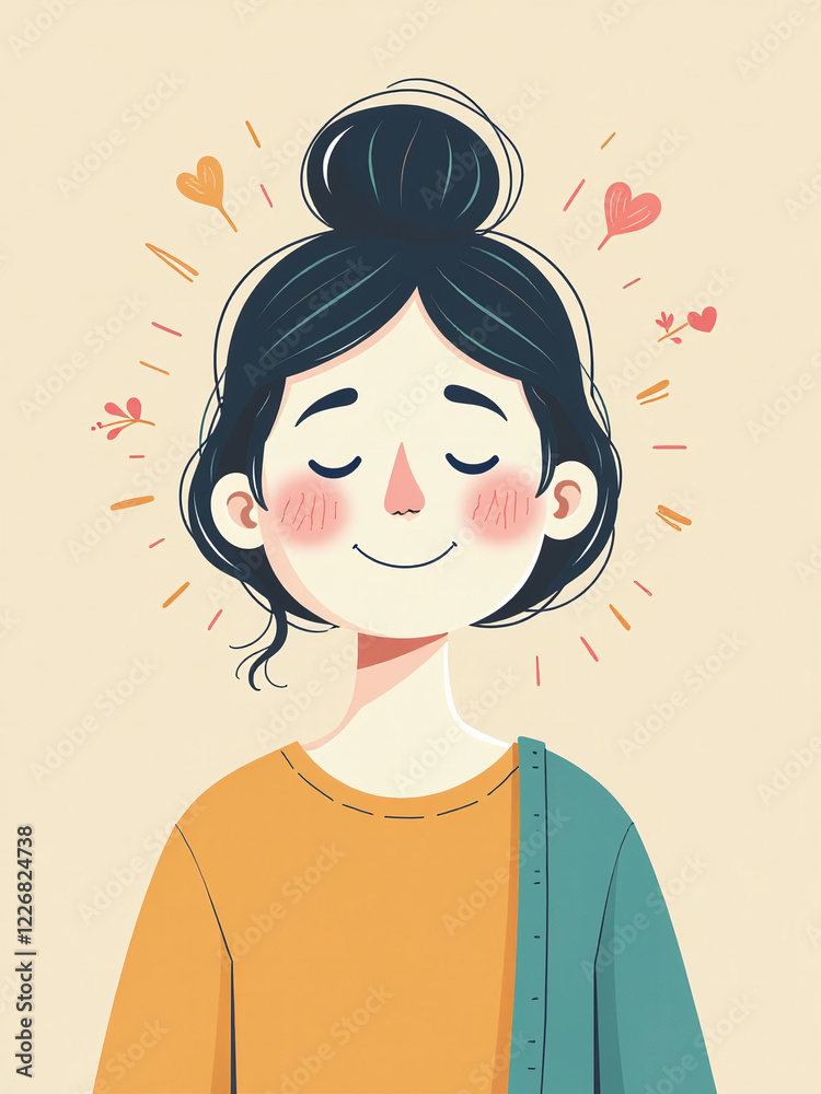 Happy Customers With A Calm Mind Are Essential For Good Mental Health And Overall Satisfaction On World Mental Health Day. 00001 Happy Customers With A Calm Mind Are Essential For Good Mental Health And Overall Satisfaction On World Mental Health Day. 00001