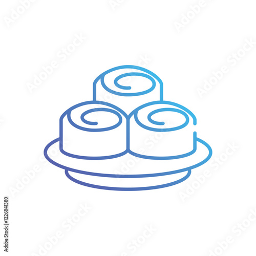 Cinnamon Roll vector icon