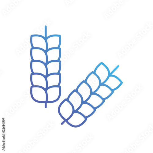 Wheat vector icon