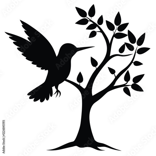 The graphics of an endangered hummingbird on a tree are outstanding.