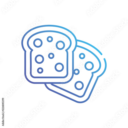 French Toast vector icon