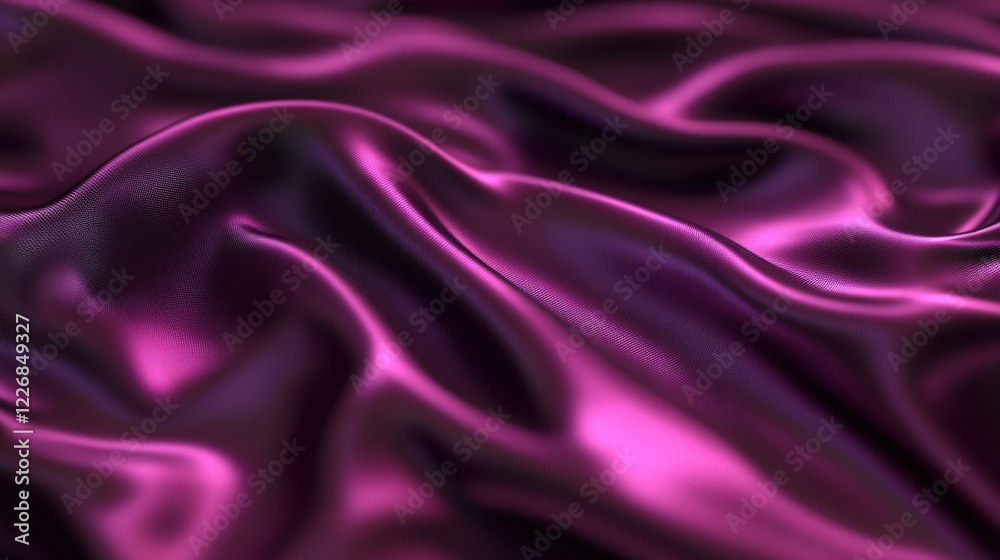 Obraz premium Rich Deep Pink Velvet Texture with Sophisticated Shading and Bold Highlights