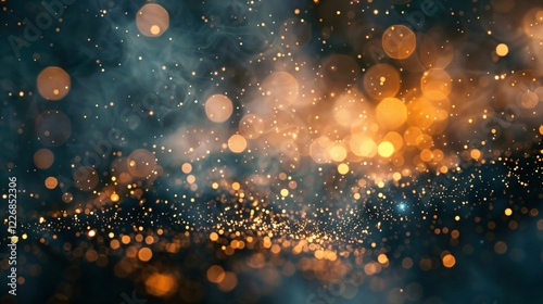 arrière plan, fond graphique, lumières scintillantes sur fond abstrait, lumineux et étincelant. 