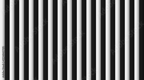 Straight line stroke pattern background design with shadow | Seamless pattern vector for multi use | New minimal corporate background with black, white color