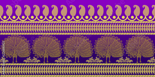 beautiful graphic saree design and this sari design is in Indian style which is for textile fashion industry and it can be used as wallpaper backdrop and website bg this style is originated in india 